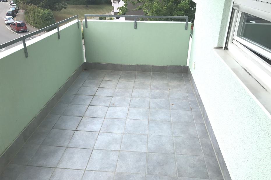 Blick vom Balkon